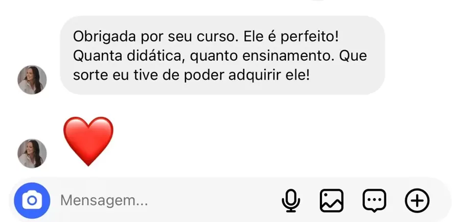 Relato de aluno